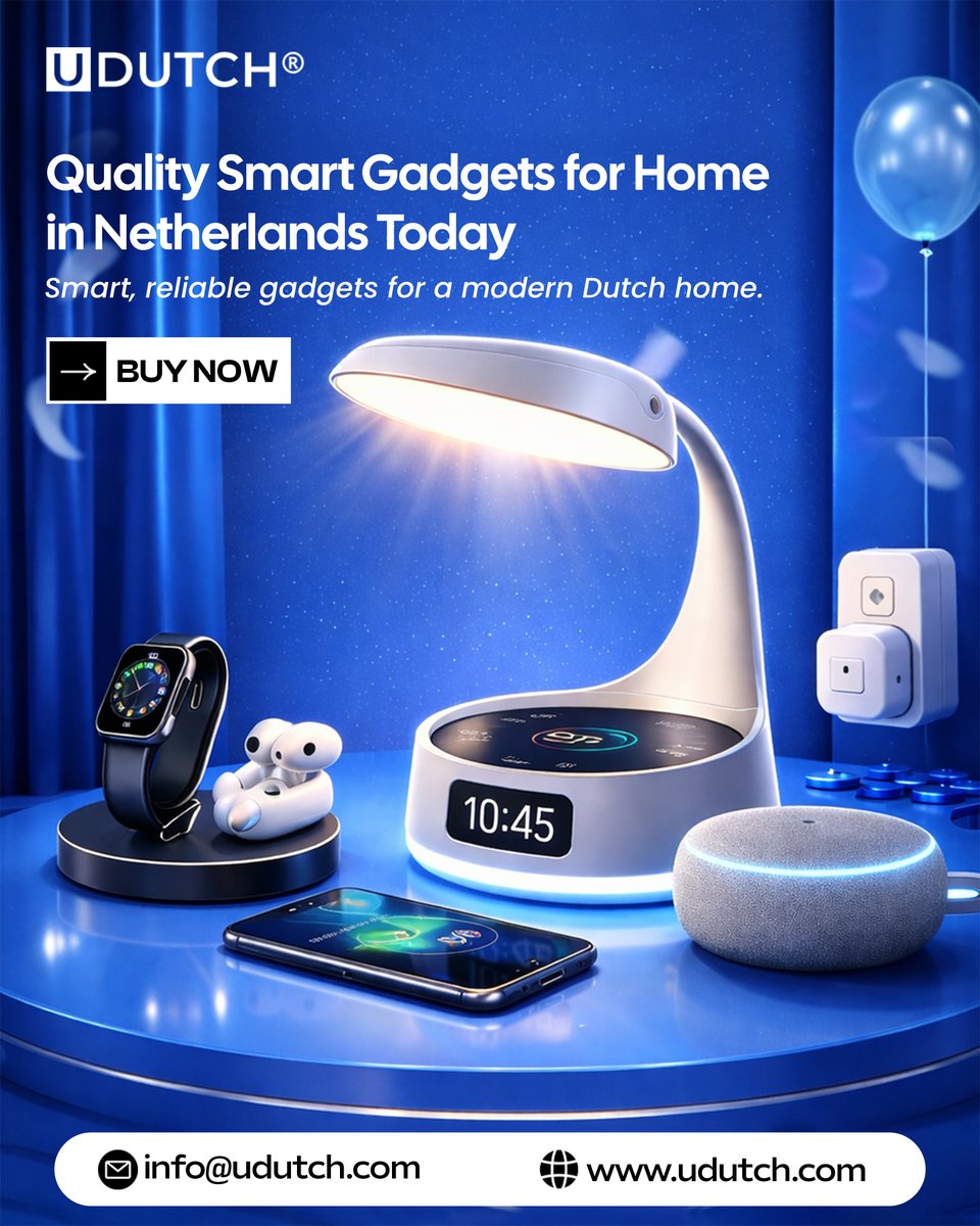 udutch_'s tweet image. Quality Smart Gadgets for Home in Netherlands Today

Shop Now:
🌐 udutch.com
📧 info@udutch.com

#UDUTCH #SmartHome #NetherlandsTech #HomeAutomation #SmartLiving #TechForHome #ModernHomes #GadgetLovers #Innovation #ConnectedHome #SmartDevices
