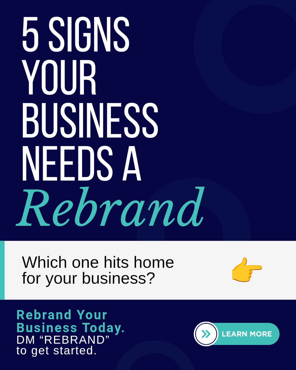 noveyotech's tweet photo. If clients undervalue you, your brand might be the problem.

Outdated logo.
Invisible online.
No alignment.

That’s not just design; it’s lost opportunities.

Swipe through the signs.
If one hits, it’s time to rebrand.

DM us. Let’s fix it.
#branding #Markets #graphics https://t.co/VMtzg7stDT