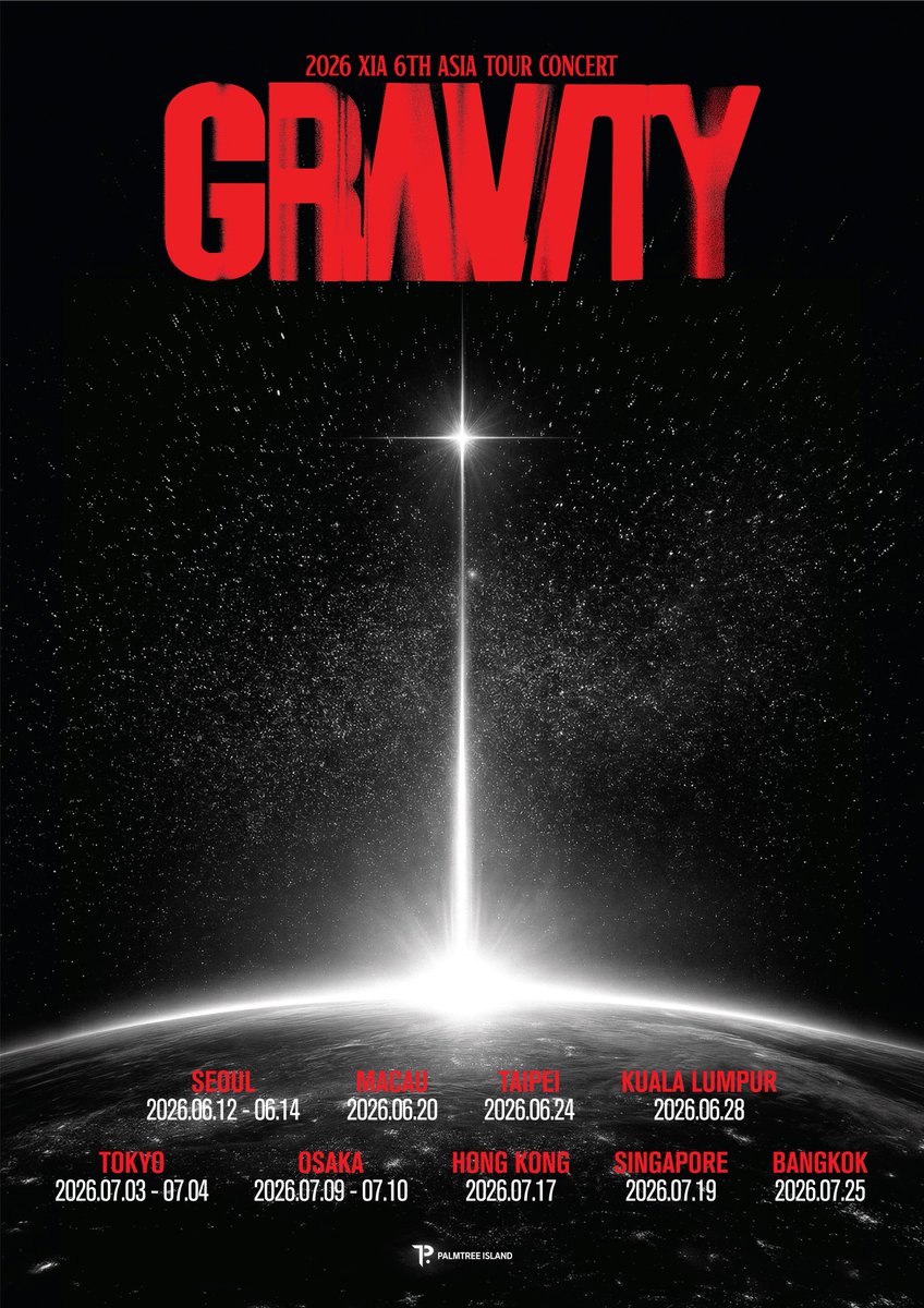 msiakpopfans's tweet photo. [COMING SOON] 2026 XIA 6TH ASIA TOUR CONCERT 'GRAVITY' IN KUALA LUMPUR 🇲🇾

📅: 28 June 2026 (Sunday)
📍: Kuala Lumpur

#XIA #KIMJUNSU #XIA준수 #김준수 #GRAVITY #XIAinKL #KIMJUNSUinKL #GRAVITYinKL https://t.co/TP2KfjNOY1