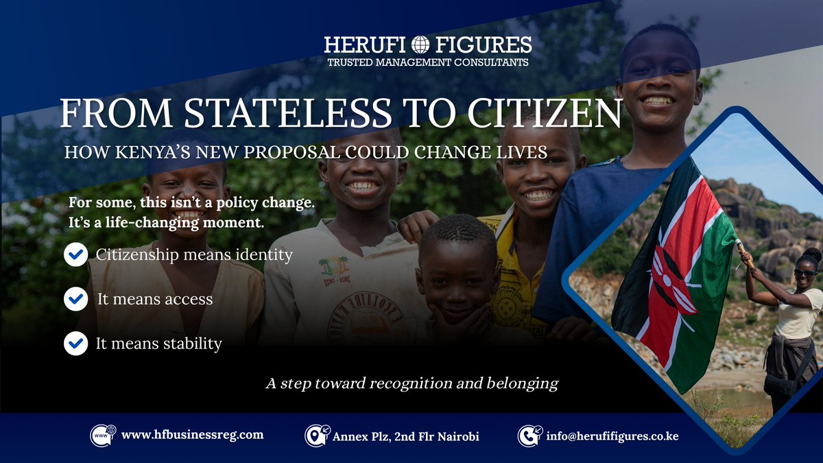 herufi35407's tweet image. From stateless to citizen, this is more than policy  🇰🇪

Kenya’s new proposal could offer recognition, stability, and belonging to people who’ve lived in uncertainty for years.

Clarity will matter as this evolves. 

#ImmigrationKenya #Citizenship