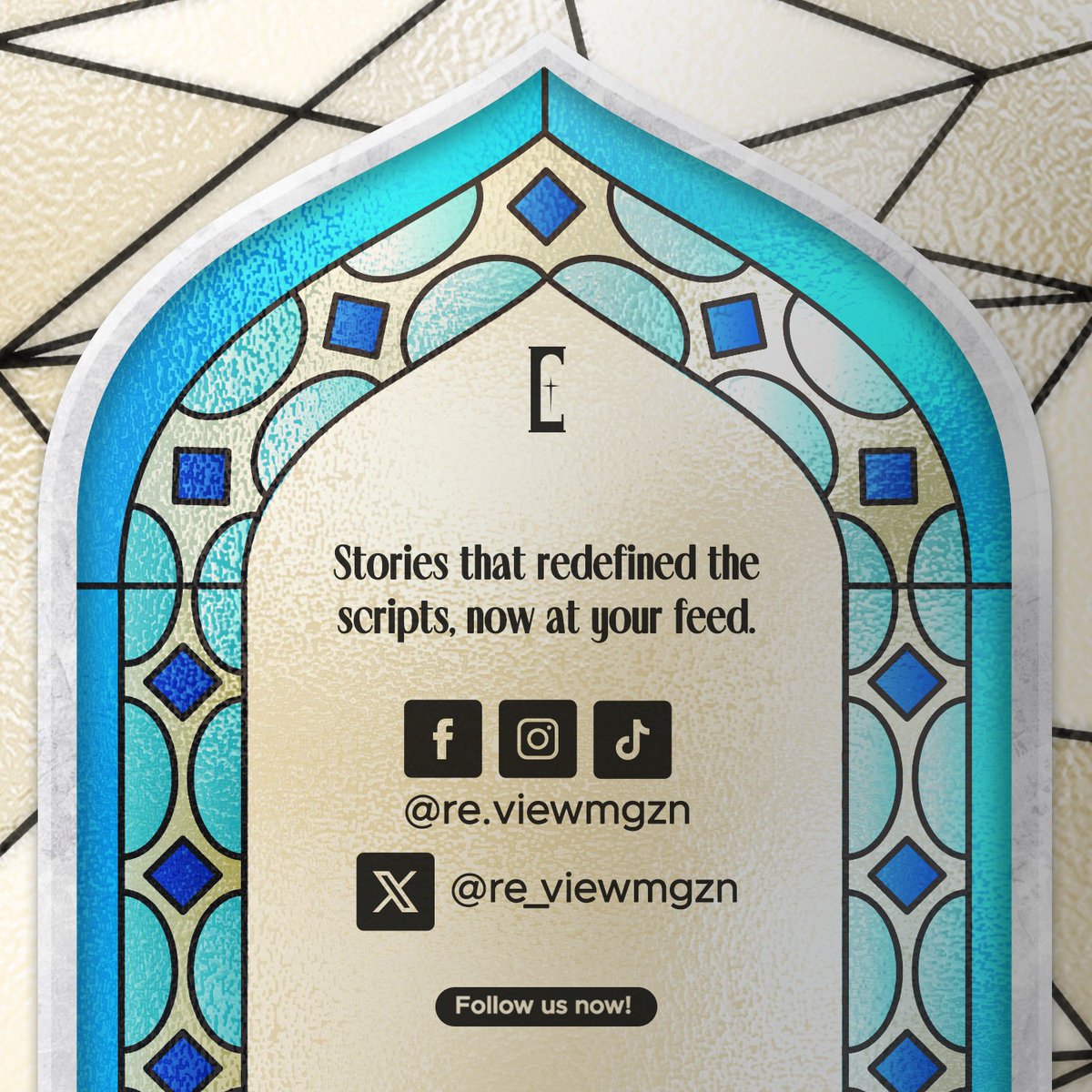 re_viewmgzn's tweet photo. RE: VIEW will not just expand the horizon; it will expand its platforms.

The magazine will now bring you the stories that redefine the scripts directly to your own personal feed. Open your windows to a better perspective through our official social media accounts below! https://t.co/YqwVHjzwQ7