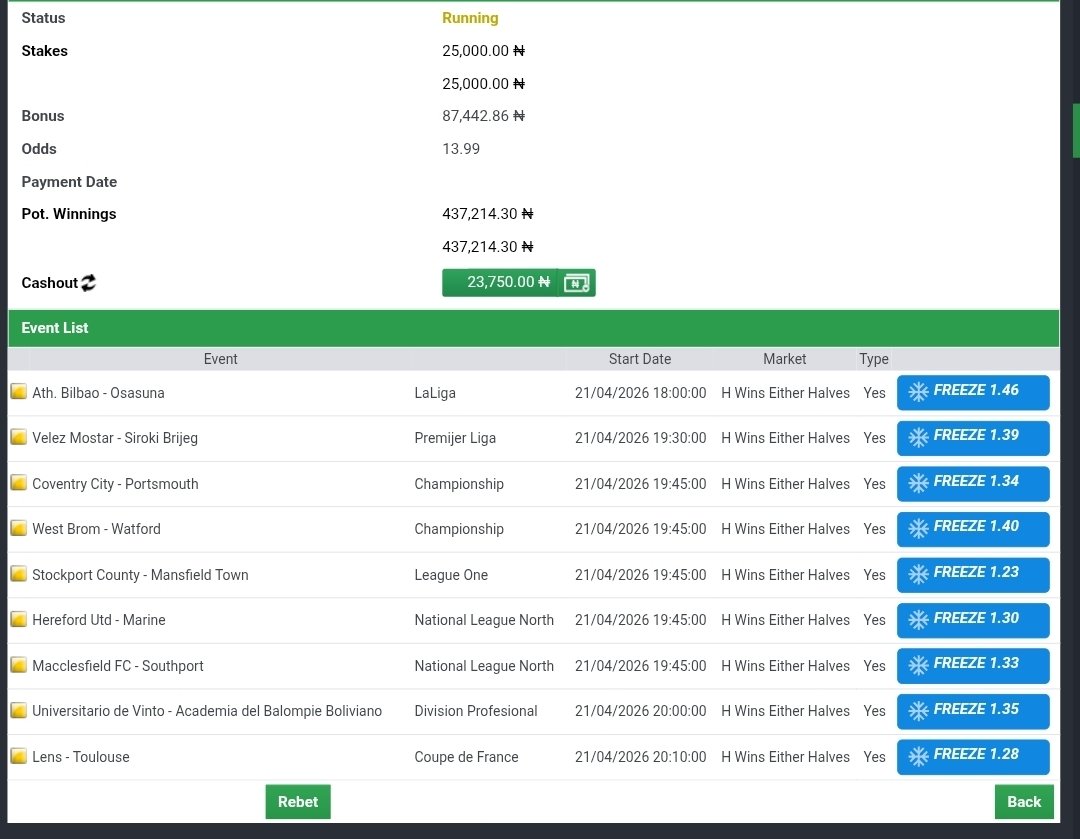PoojaMedia's tweet photo. Tuesday Buffet on Bet9ja; 

5BT3PVC
5BT5PW6
5BT5T3Y

DEPOSIT &amp; BET!!! 

#Bet9jaCode https://t.co/4Revo8zGKZ
