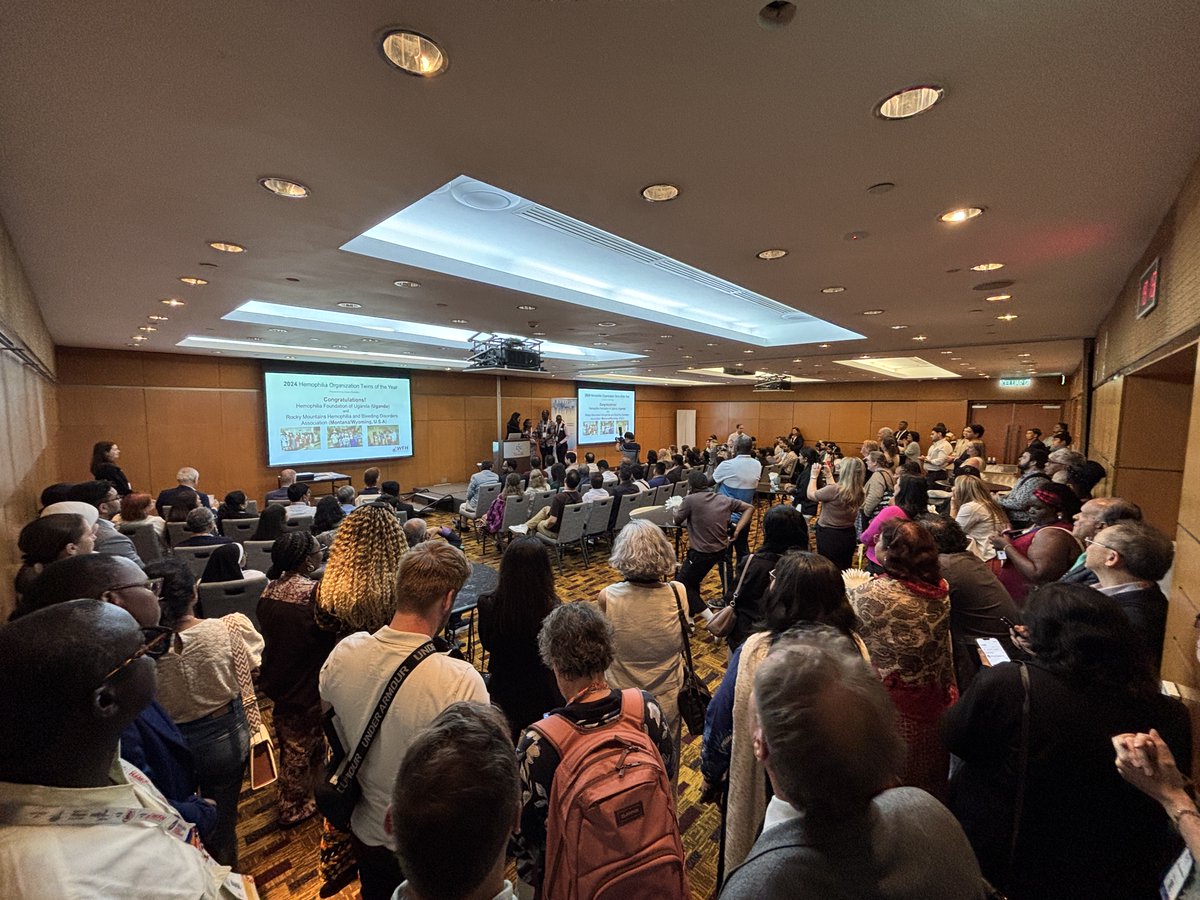 wfhemophilia's tweet photo. The WFH Programs event at #WFHCongress2026 brought the community together to celebrate Twinning partnerships, highlight progress for #WGBD, recognize women leaders and Susan Skinner Memorial Fund scholars, and connect during the evening networking event. https://t.co/Kf2UUTwd12