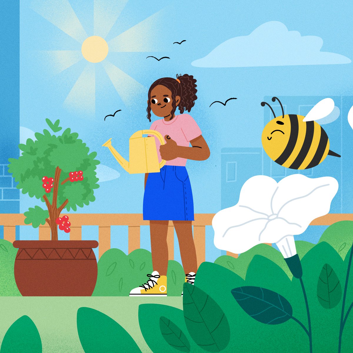 FrontYoungMinds's tweet image. As #cities grow, #greenspaces are cut, harming many plants and #pollinators (insects and birds) that rely on them. 
Discover how you can build gardens to give food, shelter and connection points for pollinators: a #communitygarden or even on your rooftop!
fro.ntiers.in/UrbanGardens