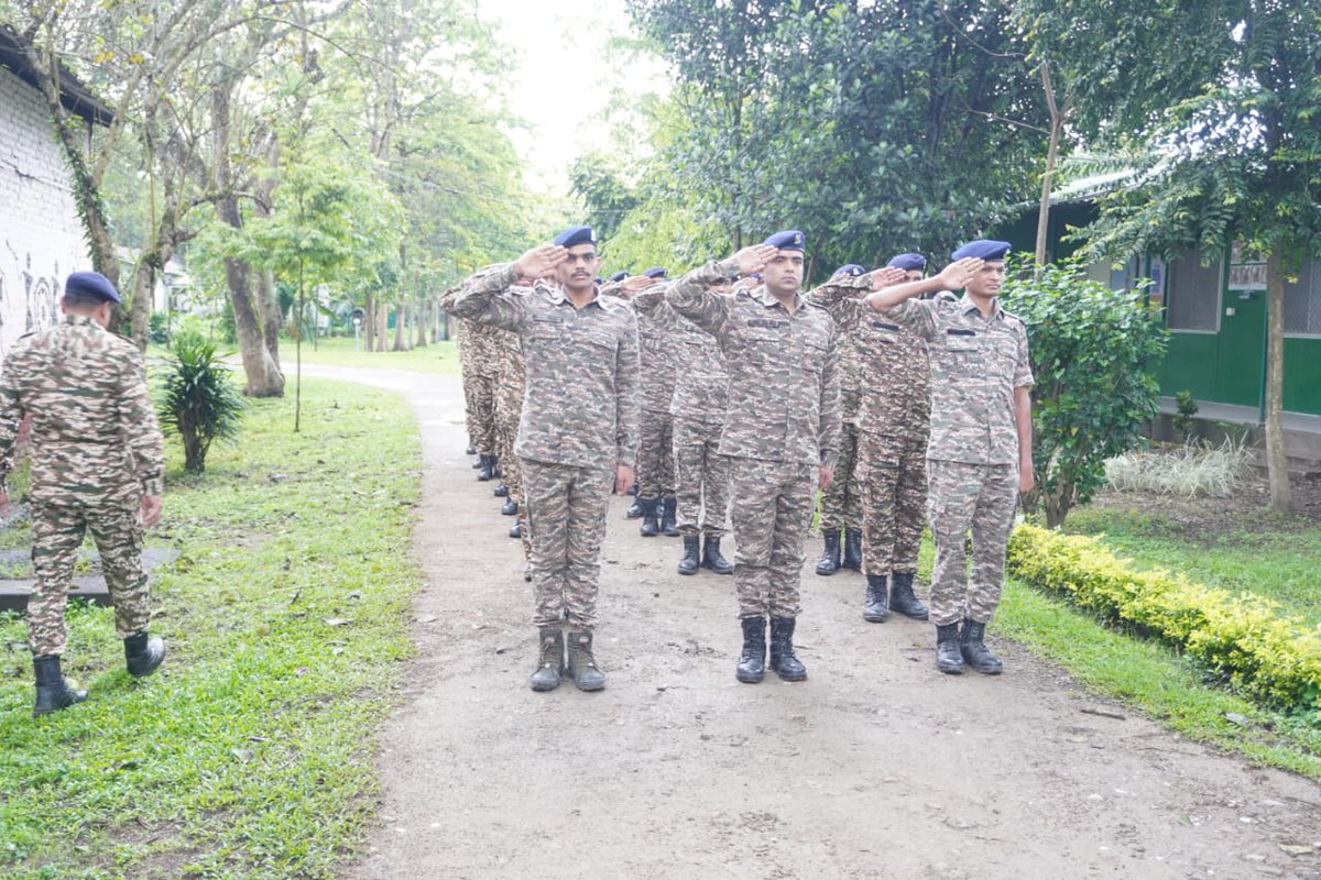 Weekly Parade was conducted today at HQ/68 Bn CRPF