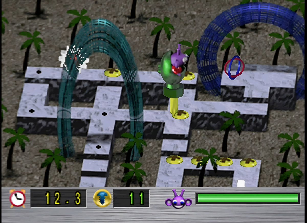 MH5X04's tweet image. 最近購入したPS1から
【ガブル】
ステージ内にある全てのネジを抜いていくパズルアクションゲーム🔩
何回か遊んでいるうちにネジを抜くのが病みつきになる🤩
#PS1  #レトロゲーム  #プレイステーション