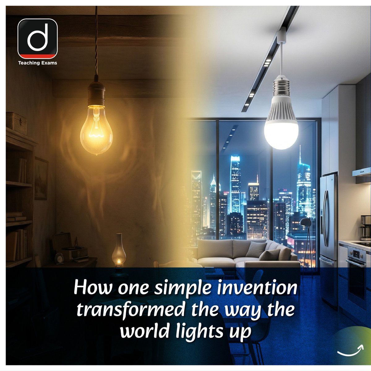 Drishtiteaching's tweet image. From dim glow to bright efficiency- lighting the world smarter. 

#LED #Innovation #EnergyEfficiency #Technology #Sustainability #CleanEnergy #UJALA #Science