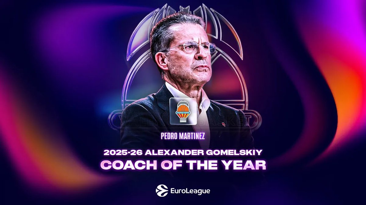 MarcMundet78's tweet photo. ‼️ EUROLLIGA | Última hora

Pedro Martínez, entrenador de l'any de l'Eurolliga.

És la segona vegada que un entrenador català rep aquesta distinció des de la creació del premi. https://t.co/8ivcnxkQW9