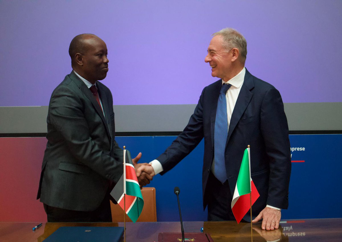 mimit_gov's tweet image. 🇮🇹🇰🇪 I ministri Urso e @GovLeeKinyanjui firmano al #MIMIT due intese nel settore #conciario e #digitale.
Si rafforza la partnership tra Italia e #Kenya e si promuove l’#innovazione, la #connettività, lo sviluppo sostenibile, nel quadro del #PianoMattei.
mimit.gov.it/it/notizie-sta…