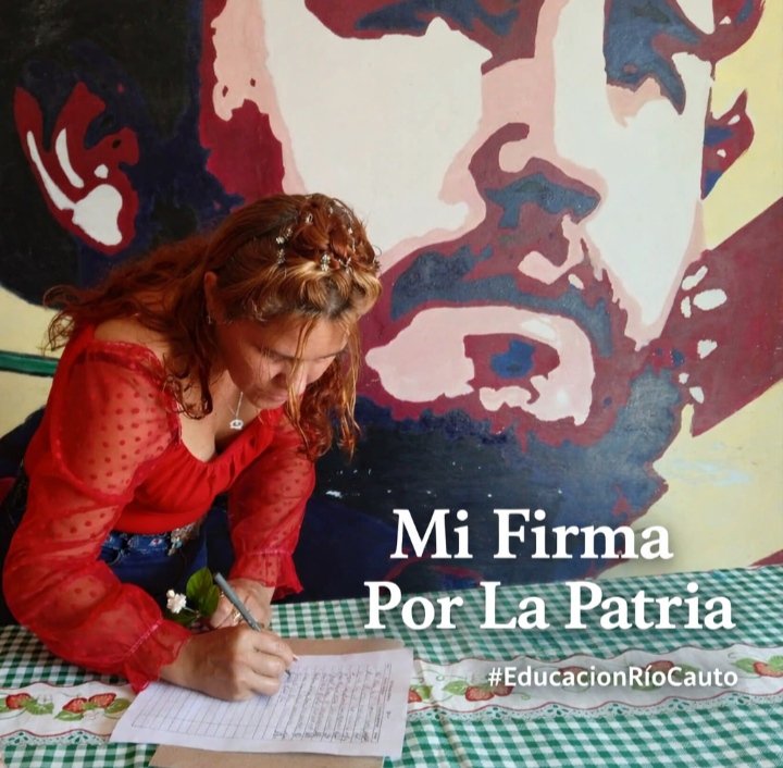 Compromiso de los trabajadores del sector educativo con nuestra Revolución a #MiFirmaPorLaPatria 
#RíoCauto
#EducaciónGranma
#ProvinciaGranma