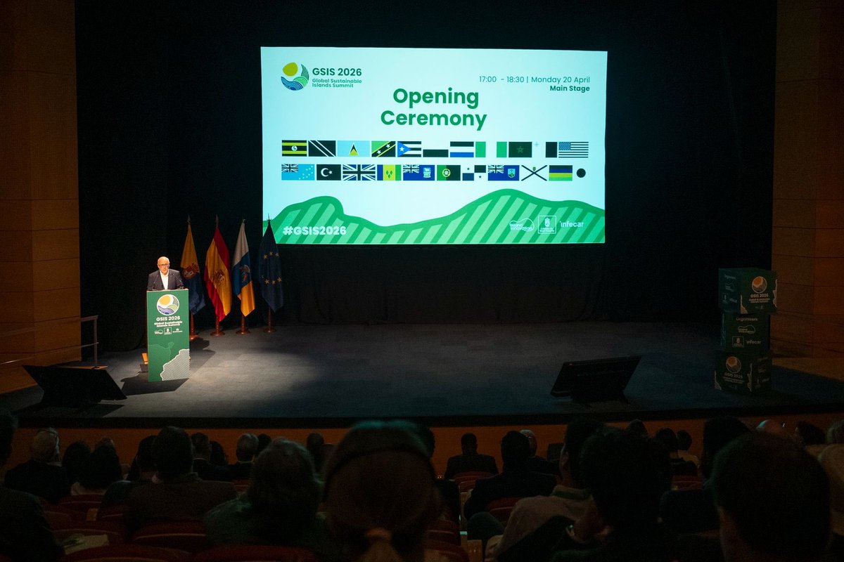 TreescapeOrg's tweet photo. Day 1 Reflections: Global Sustainable Islands Summit (#GSIS2026)
The summit officially kicked off yesterday in Gran Canaria, bringing together public leaders, experts, companies, and researchers from island territories around the world at ExpoMeloneras.
As #Treescape, we are proud to be part of this global platform addressing shared challenges — from sustainability and climate action to the blue economy and sustainable tourism.
Day one set a powerful tone: islands are not just vulnerable spaces, but hubs of resilience, innovation, and leadership. Through dialogue and collaboration, we begin shaping solutions that are locally grounded yet globally relevant.
These are days of listening, connecting, and moving forward together.
#IslandInnovation #ClimateAction #Sustainability