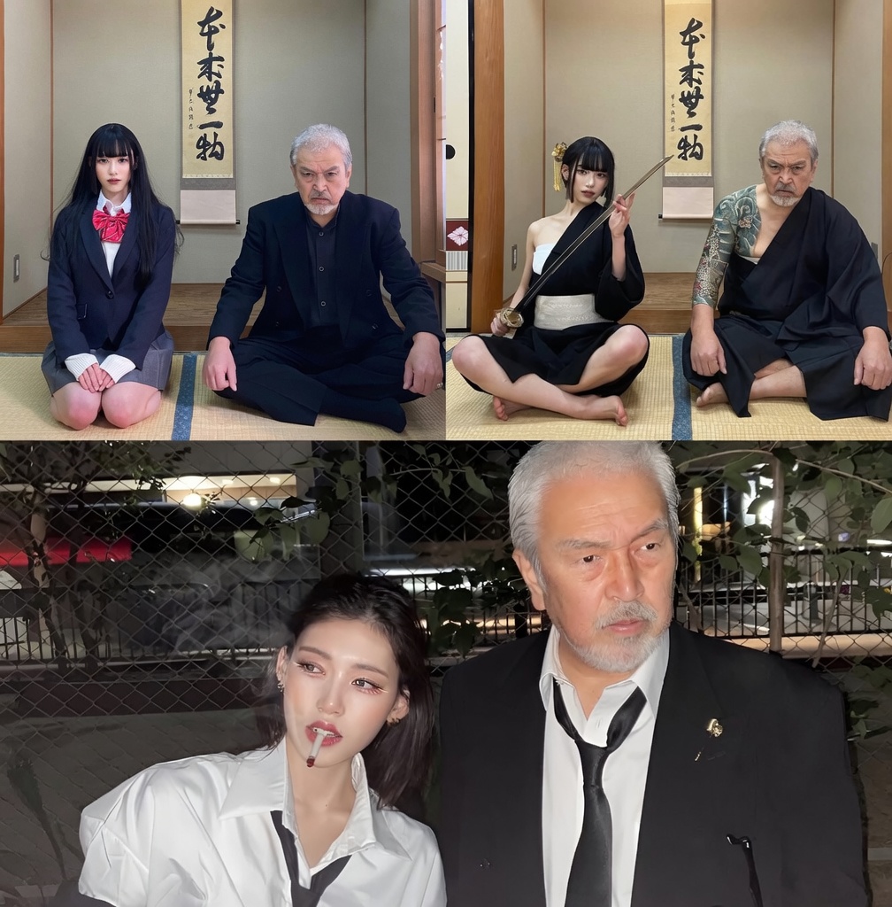 Una cosplayer se volvió viral al vestirse de yakuza junto a su padre de 61 años.

Fumi Taniguchi invitó a Takashi Taniguchi (actor y seiyuu) a posar como mafioso japonés, creando la imagen perfecta de “estudiante y yakuza”.
