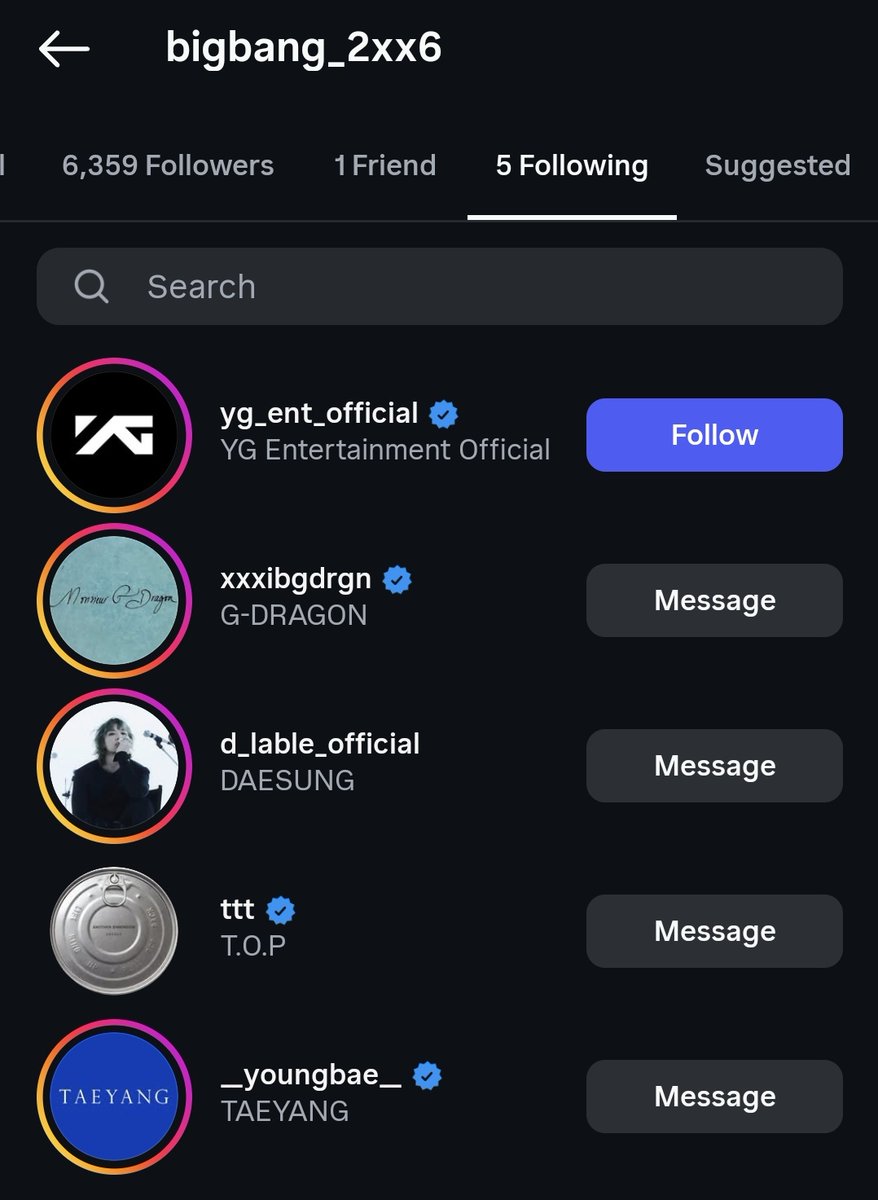 WE HAVE BIGBANG ON INSTA BUT WHY DO THEY FOLLOW OT4 😭😭😭😭

instagram.com/bigbang_2xx6?i…