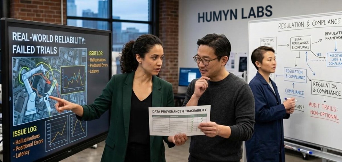 queenpresh_x's tweet photo. I came across this post, and it provided me with much to contemplate.

We are seeing major progress in AI and robotics, and benchmarks are improving fast, but that does not always translate to real-world reliability. In messy situations, these systems still fail in costly ways like hallucinated citations and legal issues, which is why proper checking is becoming unavoidable.

Robotics is also moving fast, especially with more general systems, but everything still depends heavily on the quality and source of the data behind it.

With regulation getting closer, I feel trust, traceability, and real-world reliability are no longer optional. The teams that prioritized that early are now in a much stronger position. 💪