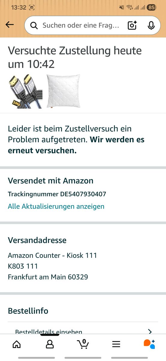 ypsilon2_0's tweet photo. @AmazonHelp 
Welche weiteren Anweisungen soll ich für die Zustellung geben, wenns in nen Paketshop geliefert werden soll? Und warum hat der Paketbote keinen Zugang erhalten? https://t.co/TXI8Kcd0Pa