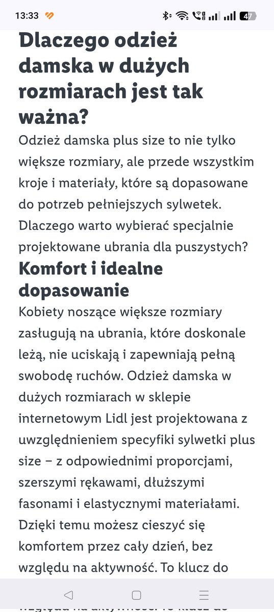 joanka_1305's tweet photo. @Lidl_Polska przekonuje na swojej stronie dlaczego ważne są ubrania plus size. Jednocześnie jest to chyba najbardziej zapomniany dział w sklepie online, a oferta nie była aktualizowana od dawna (no chyba, że coś w standardowych rozmiarach wpadło znów przez pomyłkę) https://t.co/eFT6epRHrj