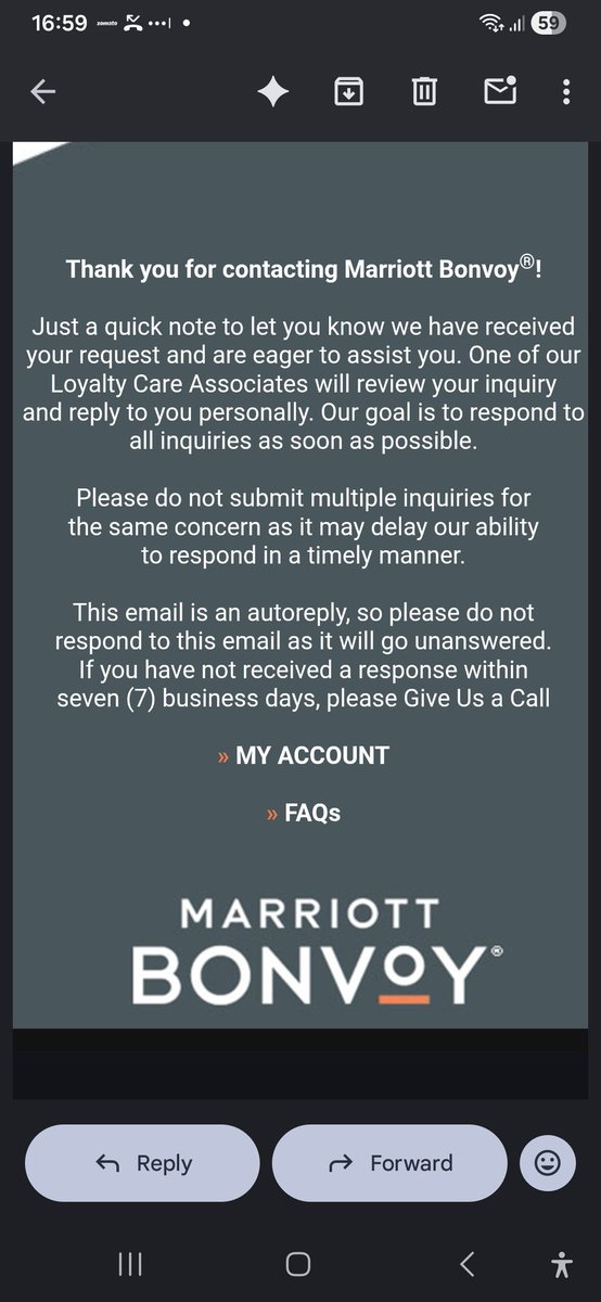 PranavAmrute's tweet image. Just wanted to ask a common question, but in the age of #chatbots (that's well past with #AI FAQs yet), I am waiting for the answer for hours #customercare #marriott @MBonvoyAssist @Marriott