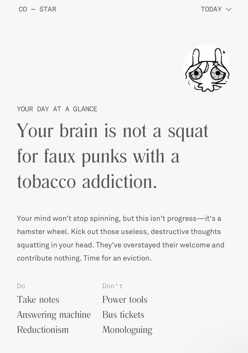 dude, i'm the punk with a tobacco addiction wtf