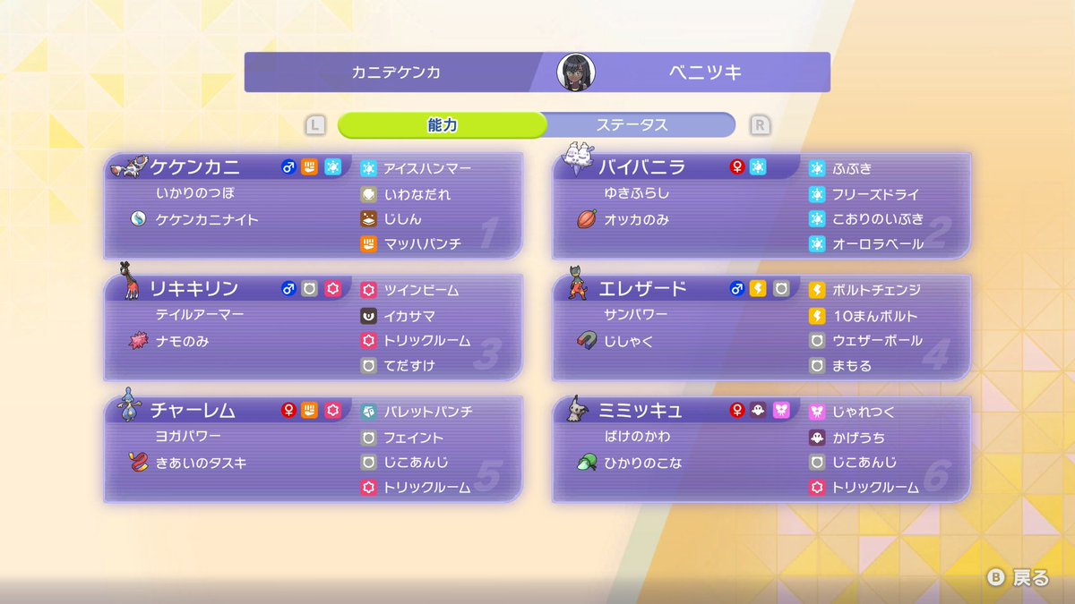 べニツキ(ｺﾞﾛｰﾆｬの人)地面&名前にツキ入り統一 tweet media