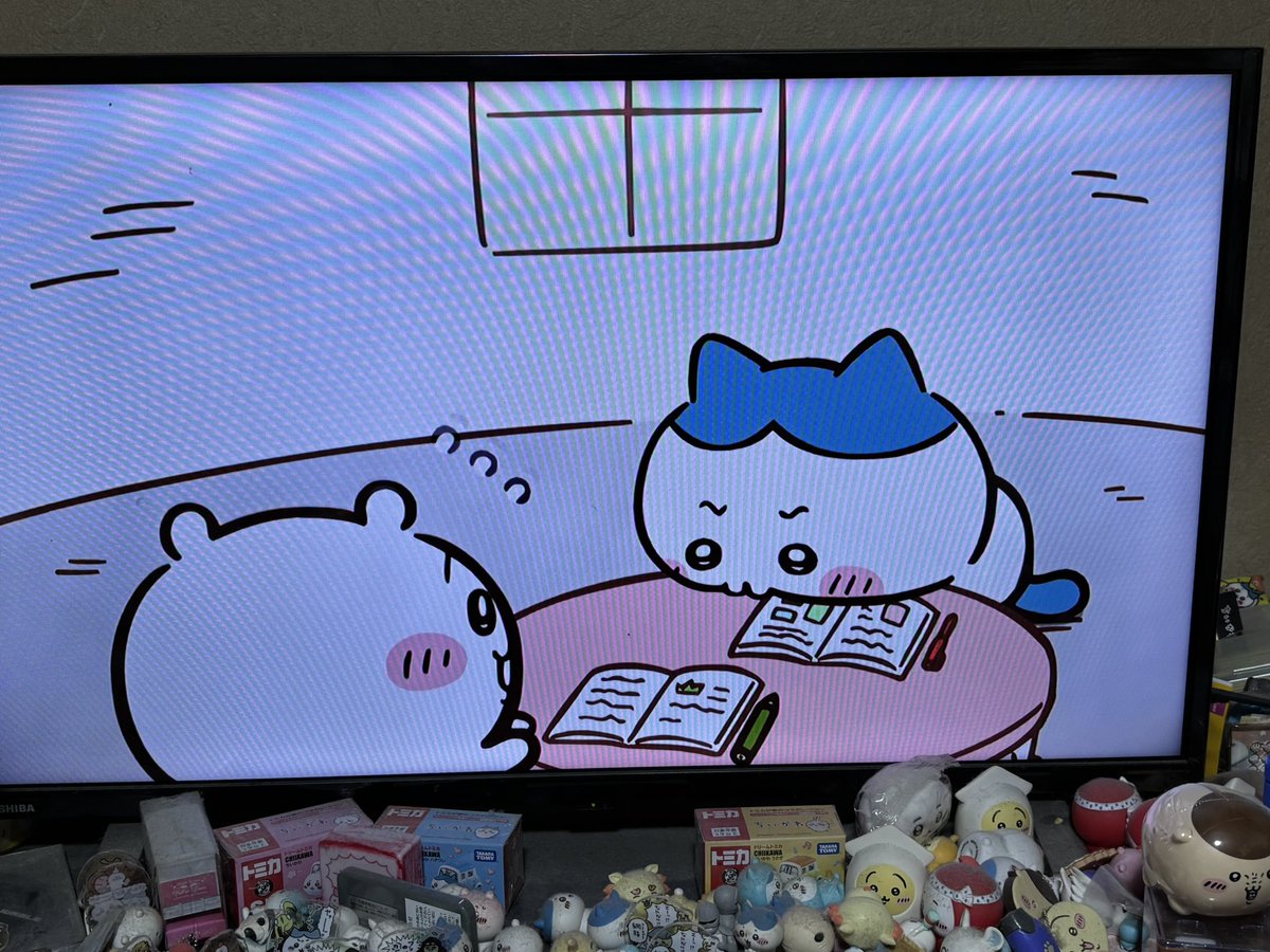 アニメちいかわ、勉強中のちいかわがエーッ‼︎と驚いていたのは