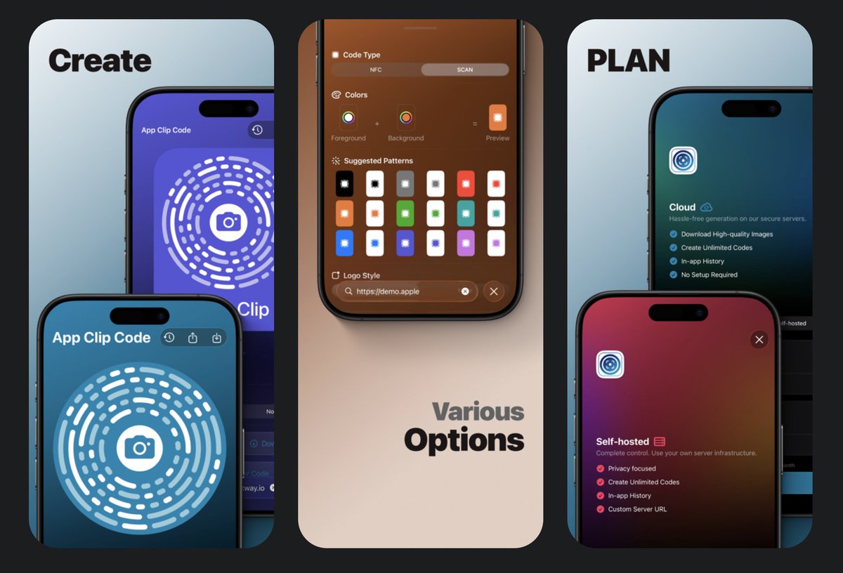 1998design's tweet photo. After a month of reviewing, 😂
App Clip Codes Studio is here 🚀 

Pre-order today! Available on 26 April.

https://t.co/Vrr1MLxabO https://t.co/t3dKbnkJE6