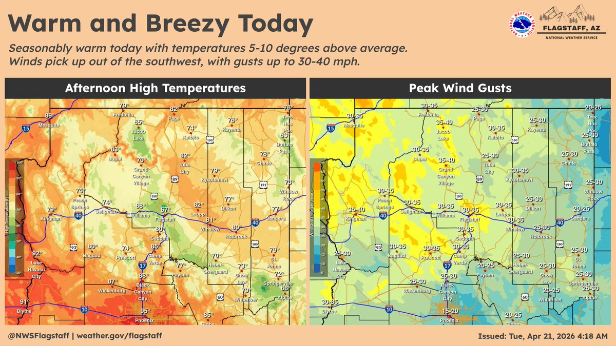 NWS Flagstaff tweet media
