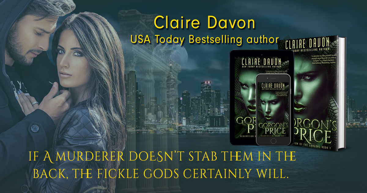 2Maroli's tweet image. GORGON'S PRICE USA TODAY Bestselling Author @ClaireDavon 
books2read.com/gorgon1 The gods can’t be trusted, but Euryale agrees to track down the murderer of a growing number of gods.#AppleBooks #AmReading #MustRead #romancebook #romancenovels #Kobo #paranormalromance