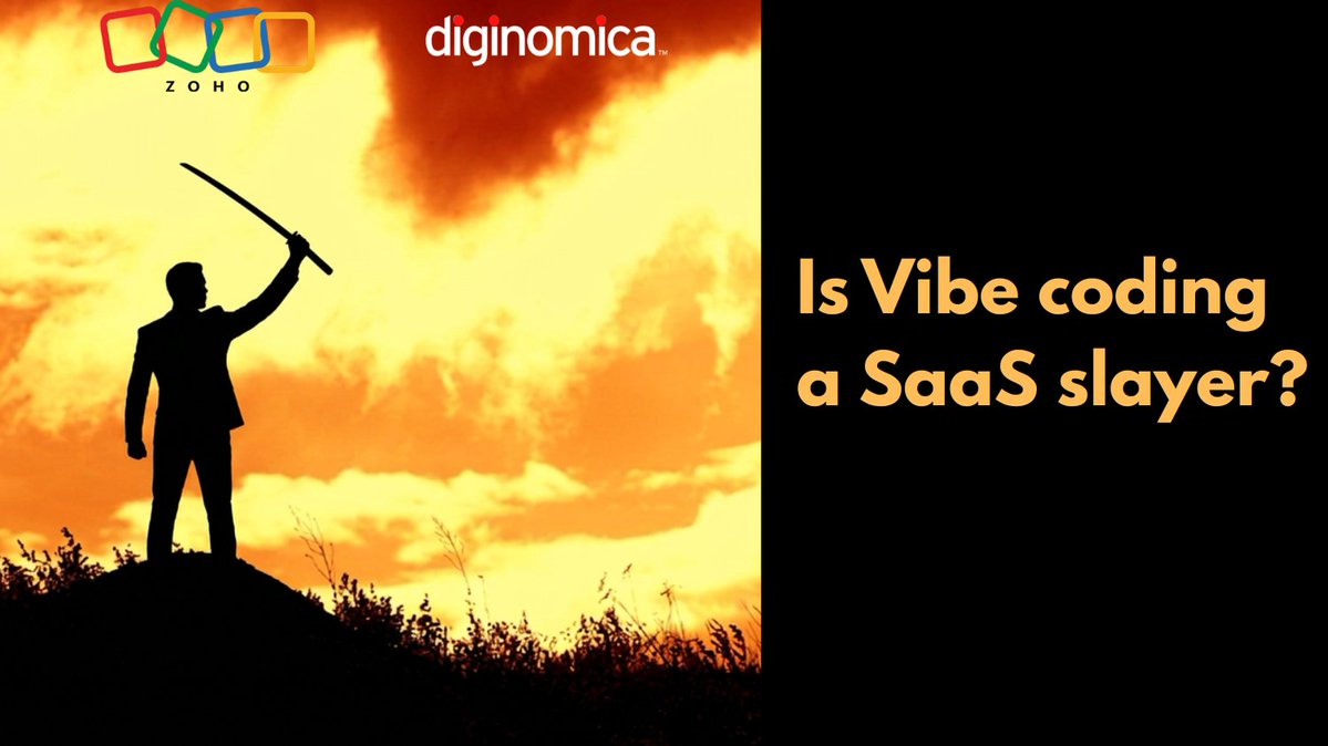 diginomica's tweet image. Is Vibe coding a democratising superpower, an industry slayer — or a SaaS vendor opportunity?
Vendors who guide non-developers, build guardrails, and own the parameters will be the ones who decide.
Read @Zoho @rajuv take
bit.ly/42q09Cl

#VibeCoding #SaaS #ERP #B2B