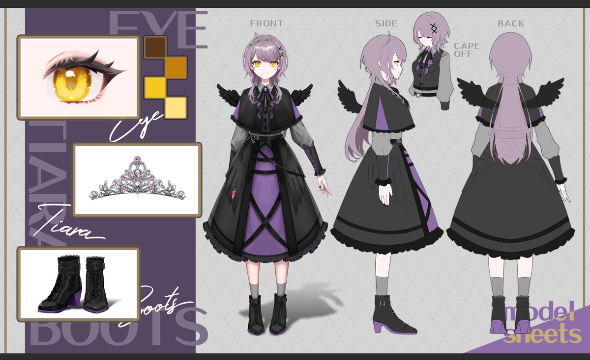夜烏ティアラ@新人VTuber tweet media