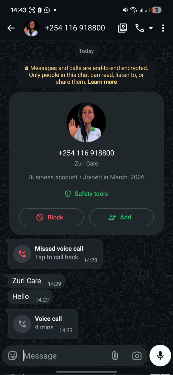 Lilian_Isindu's tweet photo. @Safaricom_Care is this your official number calling me? https://t.co/dNAhzqKR0X