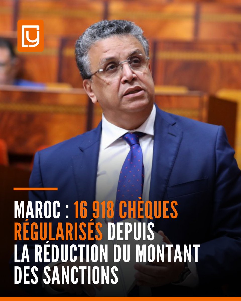 yabiladi_fr's tweet image. Maroc : 16 918 chèques régularisés depuis la réduction du montant des sanctions⚖️🇲🇦
🔗 : yabiladi.com/articles/detai…

#Maroc #Justice #AbdellatifOuahbi #Économie #Actualité