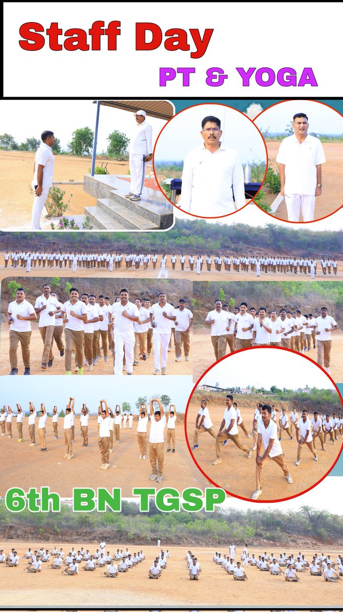 6thBnTSSP's tweet photo. Today Staff Day Conducted the PT &amp; YOGA to the Police Personnel's of this Unit. https://t.co/vh9eHeflyV