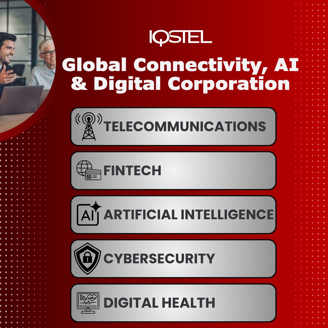 IQstel's tweet image. $IQST - $IQSTEL 🌐 We are focused on expanding our operational model to lead the industry’s evolution and strengthen our impact across global markets.
📡 Global Connectivity
💳 Financial Solutions
💻 AI Innovative Platforms
🔐 Cybersecurity Protection
🩺 Digital Health Services
