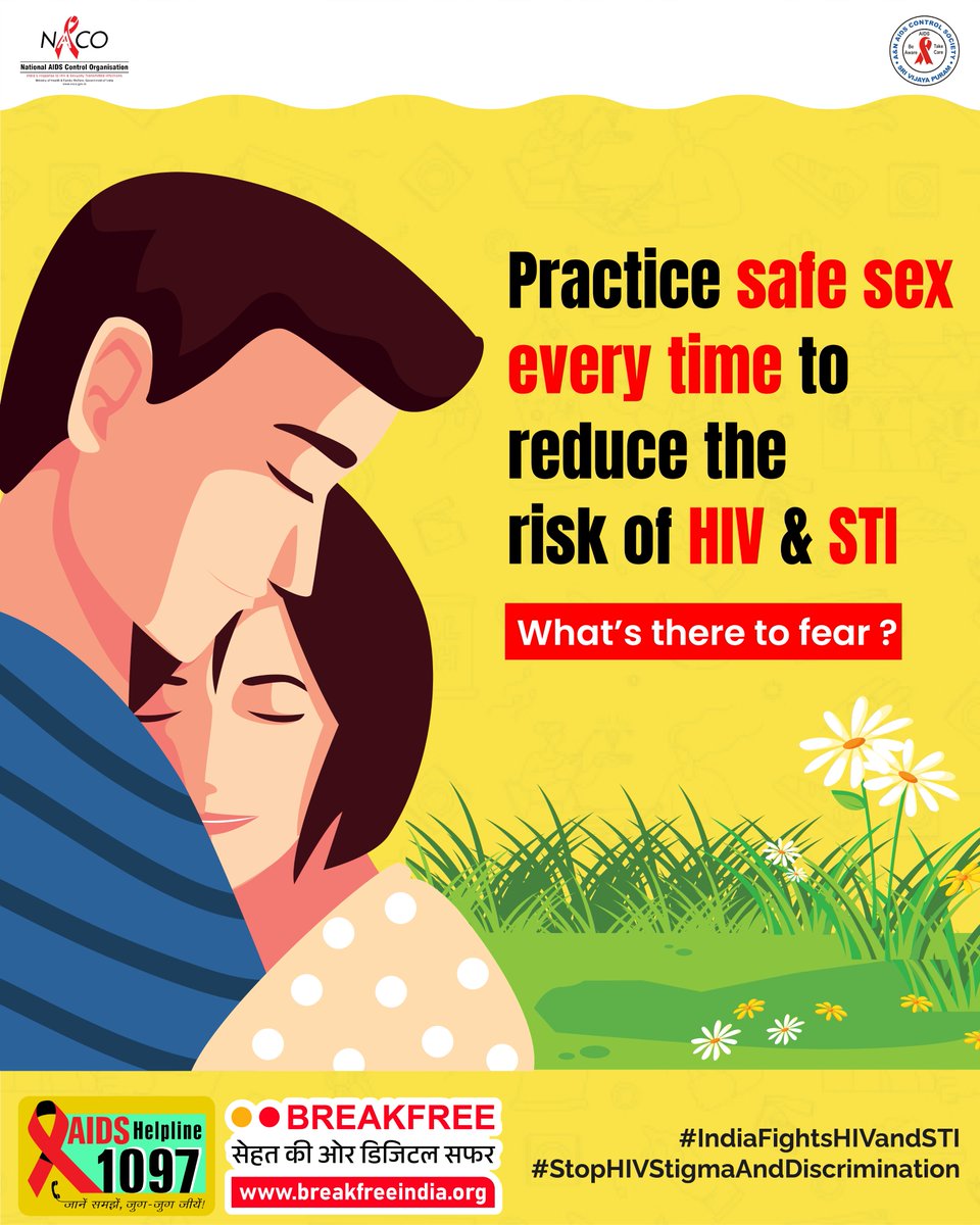 andamansacs's tweet image. 🛡️ Practice safe sex every time to reduce the risk of HIV &amp;amp; STIs.
💪 When you stay protected, what’s there to fear?
.
.
.
#HIVAwareness #SafeSex #StayProtected #STIPrevention #HealthFirst