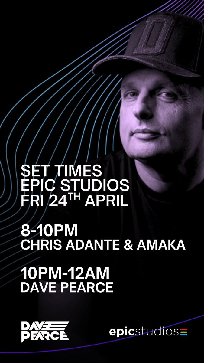 dj_davepearce's tweet image. Norwich this Friday - set times for Epic Studios catch me at 10pm - get there early some great dj’s joining me x #norwich