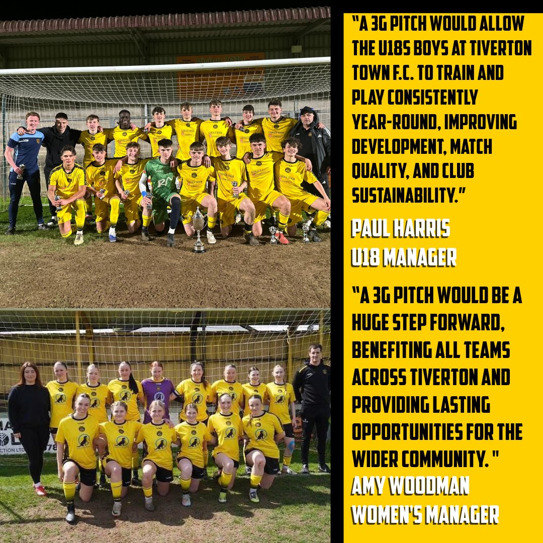 FUTURE IS NOW

The planning for the 3G at the Slee Blackwell Solicitors Stadium has been submitted!

The 3G will allow the club to become a centre of our community.

Read more about the project and how YOU can help the club's future below.

tivertontownfc.uk/post/future-is…

#OneTivvy💛