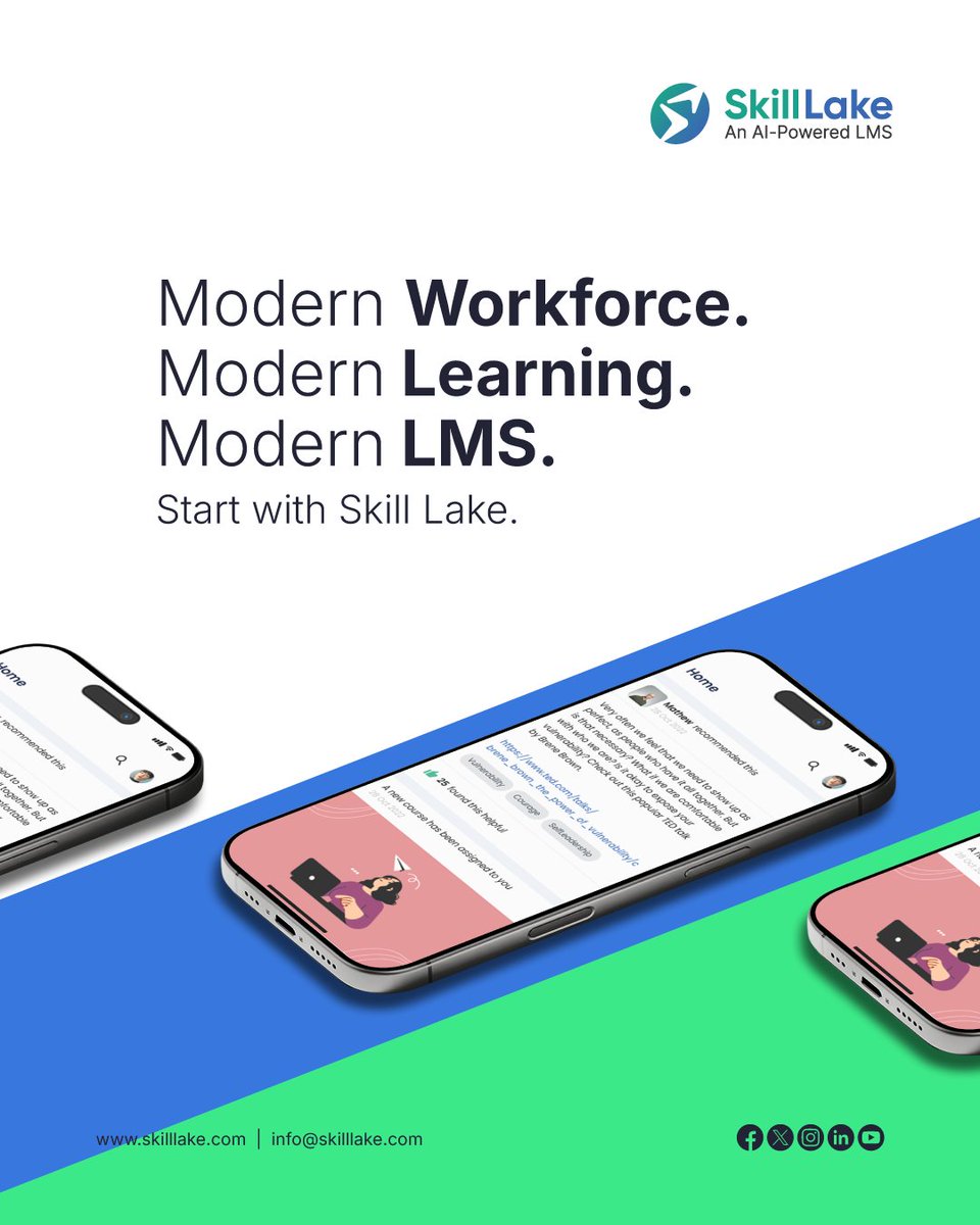 skilllakelms's tweet image. The way we work has changed. The way we learn should too.
Skill Lake brings AI-powered learning, personalized paths, and smart automation together to build truly future-ready teams.

🔗 skilllake.com

#skilllake #lms #FutureOfWork