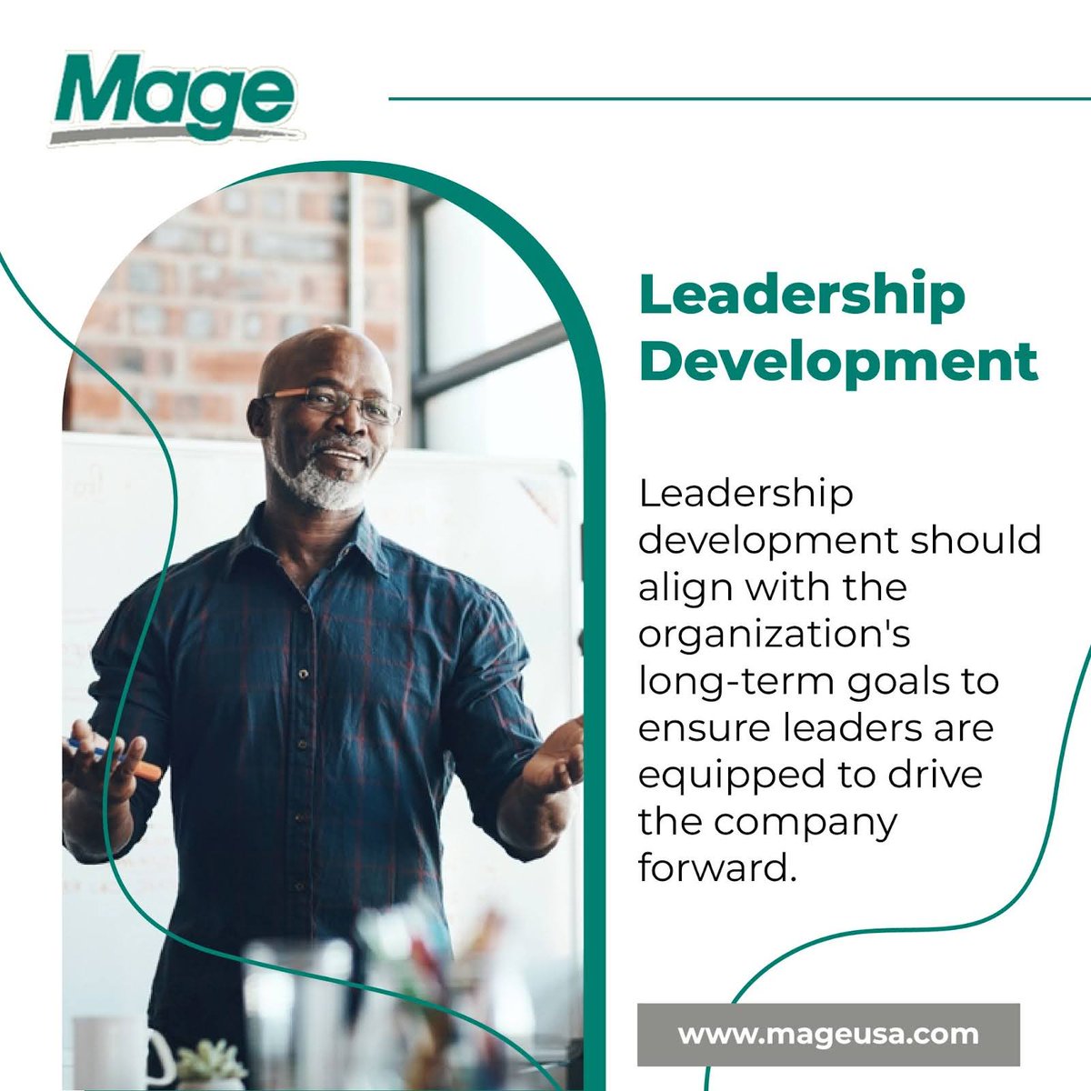 Mage_LLC's tweet image. Investing in leadership development is essential for aligning our vision with future success. Equip your leaders to navigate challenges and inspire growth!

Discover more: Mageusa.com

#LeadershipExcellence #StrategicGrowth