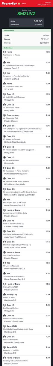congratulationsodds💰⚽️ tweet media