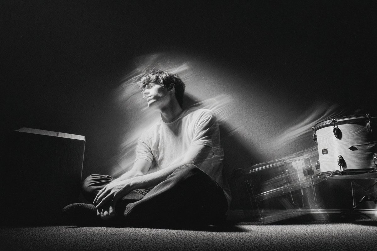 AIArtLife1's tweet image. Mind a rushing storm, Bound to floor and heavy bone, Light screams in the dark. #Chiaroscuro #MotionBlur #LongExposure #FilmNoirAesthetic #DarkAcademia #MoodyPortraits #HighContrast #CinematicPhotography #Noir #AIArtCommunity #MidjourneyV6 #AIArtist #ArtWorld2026 #Surrealism