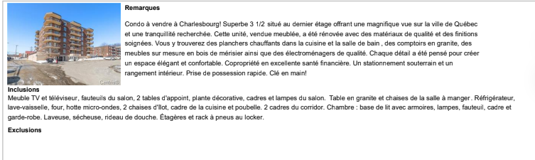 stephanebruyere's tweet image. No0083 Charlesbourg. Condo. Prix demandé 319,000$. Vendu 287,900$. #immobilier #deal