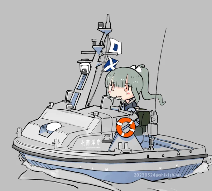 そういえば豪海軍向け改もがみ型の模型にくっついてた水上無人機。予算書のポンチ絵に乗っていた船首がとんがった仕様でなくて従来の形状(初号艇)のままだった。結局量産型はどんな形になるのかしら