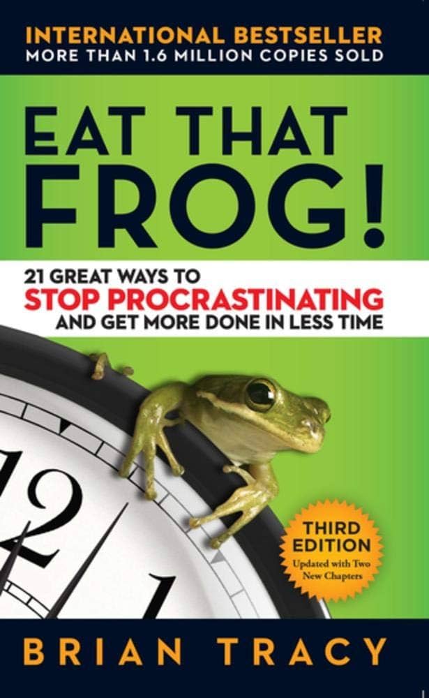 mlogandigital's tweet image. Lesson for the day: Eat That Frog 🐸

If you've been putting something off because it seemed like the worst job, just do it. You'll feel better for it and it's probably not as bad as you thought 

If you've never heard the saying, read the book 📗 #productivity #procrastination