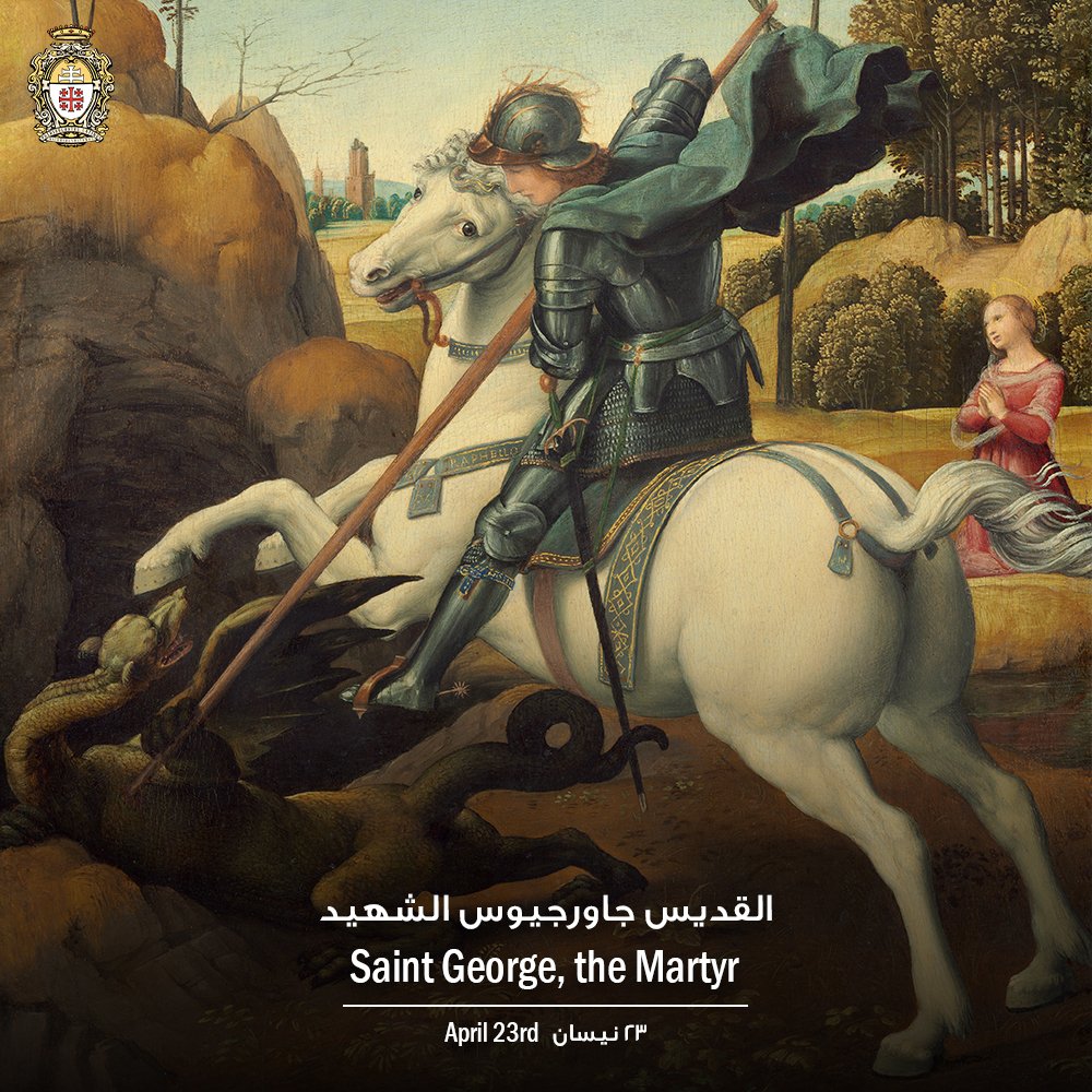 LPJerusalem's tweet photo. ٢٣ نيسان، عيد القديس جاورجيوس، الشهيد 🙏

April 23rd, Saint George, the Martyr 🙏 https://t.co/JZhmPG0EWx