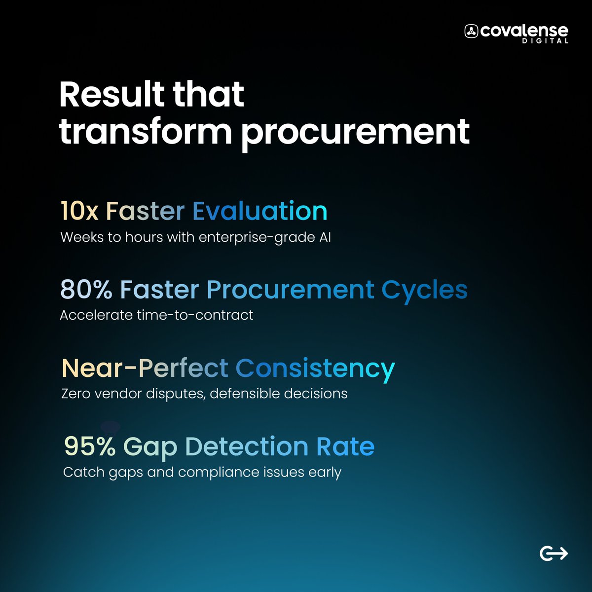 Covalensedigi's tweet image. Still spending weeks evaluating vendor proposals?

Meet Csmart AI Procurement Assist
✔ Analyse instantly
✔ Compare smarter
✔ Generate reports in minutes

#AI-powered procurement starts here. Learn more: bit.ly/4vJegQN

#Procurement #Automation #DigitalTransformation