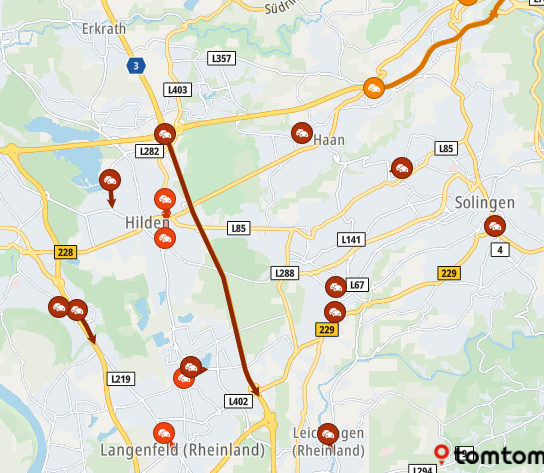 ANWBeuropa's tweet image. +30 min. op de #A3 Keulen ► Frankfurt tussen Mettmann en Langenfeld. ⚒️
#Duitsland