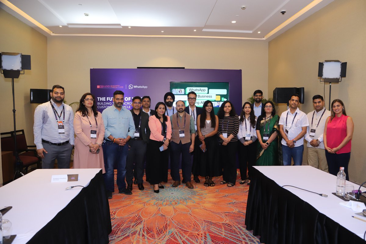 ETBrandEquity's tweet image. A big thank you to the industry leaders for sharing valuable insights on blending empathy with technology, leveraging WhatsApp-led interactions, and creating experiences that feel continuous, contextual, and human.

#CustomerExperience #WhatsAppBusiness #VoiceTech #CX