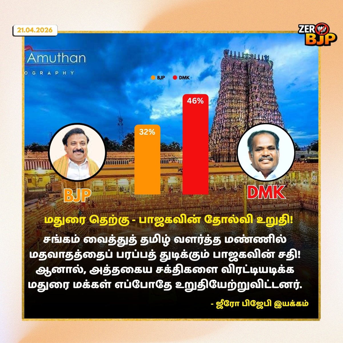 ZeroBJP's tweet photo. நம் மண்ணை நாமே காப்போம் - ZERO BJP 

#ZEROBJP #REJECTBJP #ZeroBJP #SaveTamilNadu #NoToFascism #SocialJustice #DravidianPride #பாசிசம்_வீழும் #StopSaffronization #TamilPride #SayNoToBJP #SecularTamilNadu #Federalism #DravidianModel #AntiFascism #RightsOfTamilNadu #ProtectOurLand https://t.co/2ZUfcM2jLG