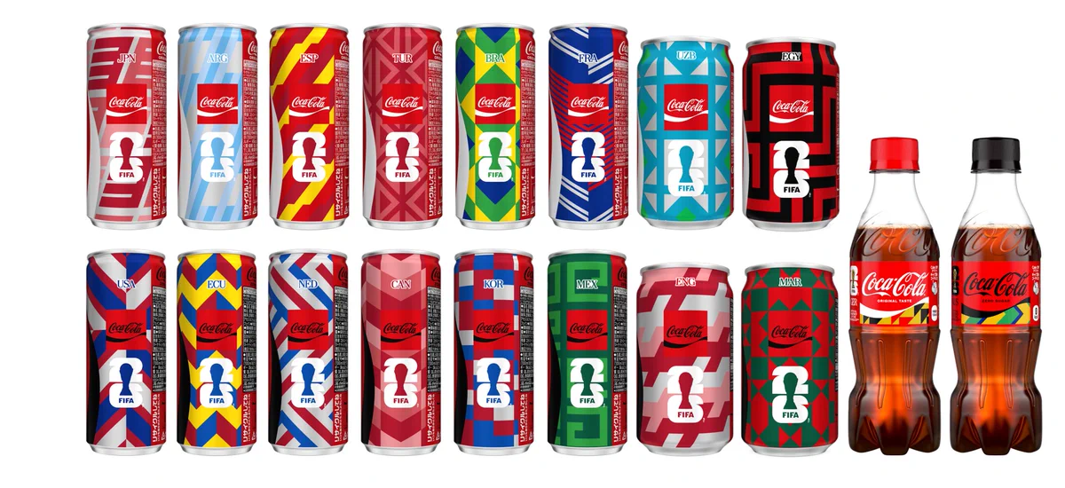 FIFA World Cup 2026 コカコーラ アルミカップ 2種 FIFA World Cup 2026 コカコーラ アルミカップ 2種 FIFA World Cup