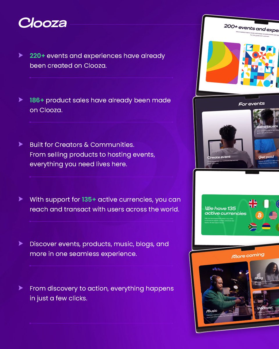 We just launched the new <a href="/useclooza/">Clooza</a> landing page.

What started as a simple idea is becoming something much bigger:

A platform where creators don’t just post…  
They build worlds.  
They monetize everything.  
They own their audience.

225+ experiences.  
135+ currencies.